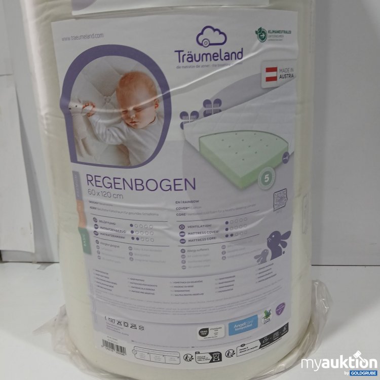 Artikel Nr. 885136: Träumeland Regenbogen Matratze 60x120cm 