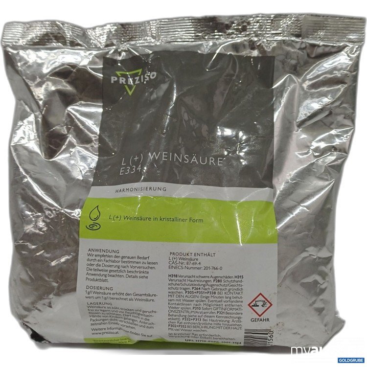 Artikel Nr. 886136 Artikel Nr. 886136: Preziso Weinsäure 1kg