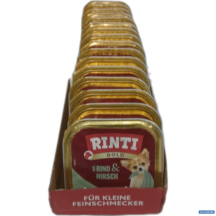 Artikel Nr. 973136: Rinti Gold Mini Hirsch & Rind 16×100g, Art.No. 92023