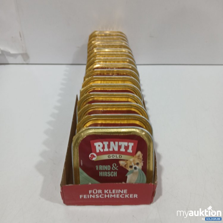 Artikel Nr. 973136: Rinti Gold Mini Hirsch & Rind 16×100g, Art.No. 92023