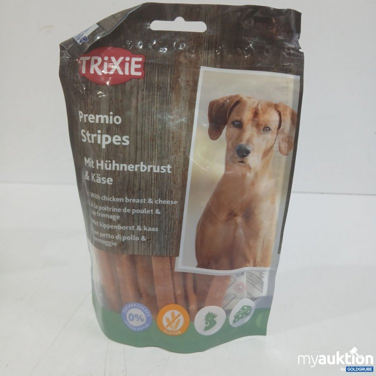 Artikel Nr. 982136 Artikel Nr. 982136: Trixie Premio Stripes Hühnerbrust & Käse 100g