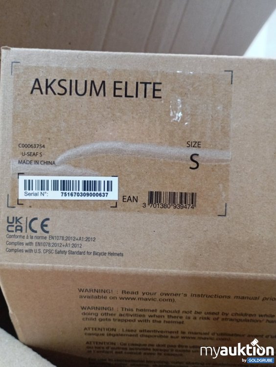 Artikel Nr. 466137 Artikel Nr. 466137: Mavic Fahrradhelm Aksium Elite Größe S
