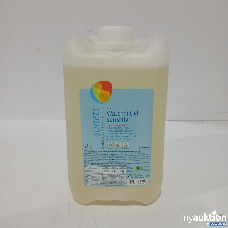 Artikel Nr. 467137: Sonett Waschmittel sensitiv 5 l