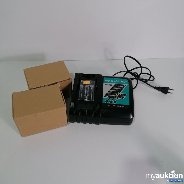 Artikel Nr. 765137 Artikel Nr. 765137: Vanon Battery Ladegerät mit 2 akkus 18V 5.5Ah Li-Ion 1859B