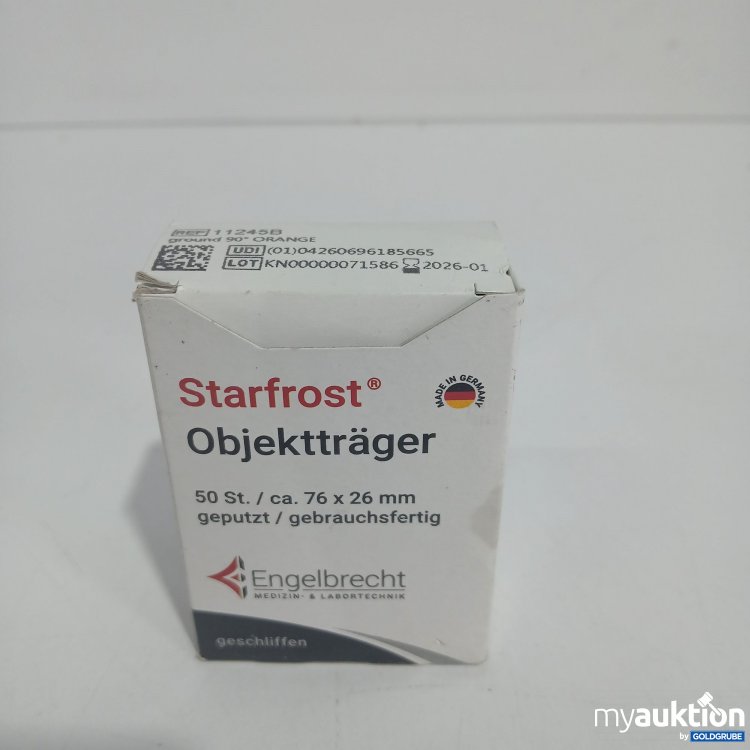 Artikel Nr. 844137: Engelbrecht Starfrost Objektträger 50Stk ca. 76x26mm 