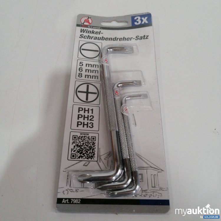 Artikel Nr. 850137: Winkel Schraubendrehersatz 5,6, 8 mm