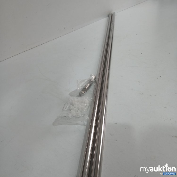 Artikel Nr. 853137: Innenlaufgarnitur Andrax 20mm200cm 2lfg. Edelstahl Optik 