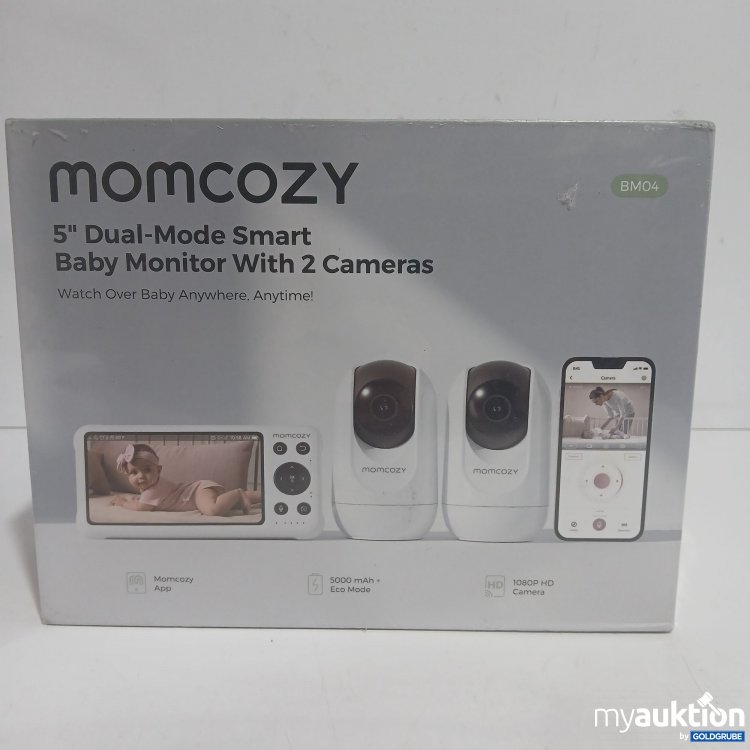 Artikel Nr. 876137 Artikel Nr. 876137: Momcozy 5" Dual-Mode Smart Baby Monitor with 2 Cameras BM04