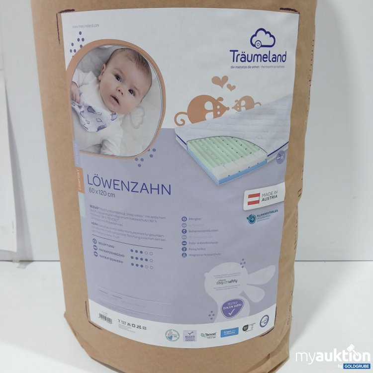 Artikel Nr. 885137: Träumeland Löwenzahn Matratze 60x120cm 