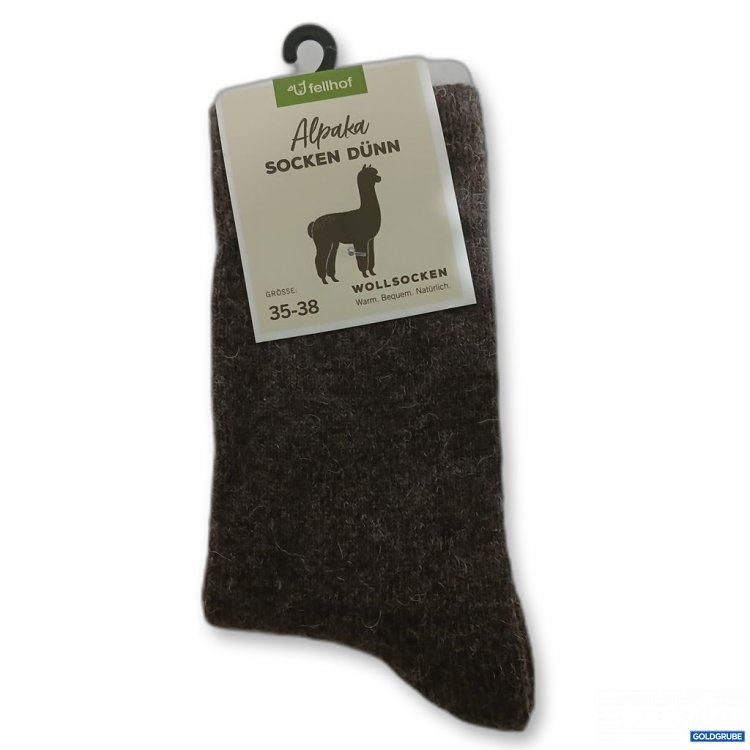 Artikel Nr. 899137: Fellhof Alpaka Socken dünn 35-38