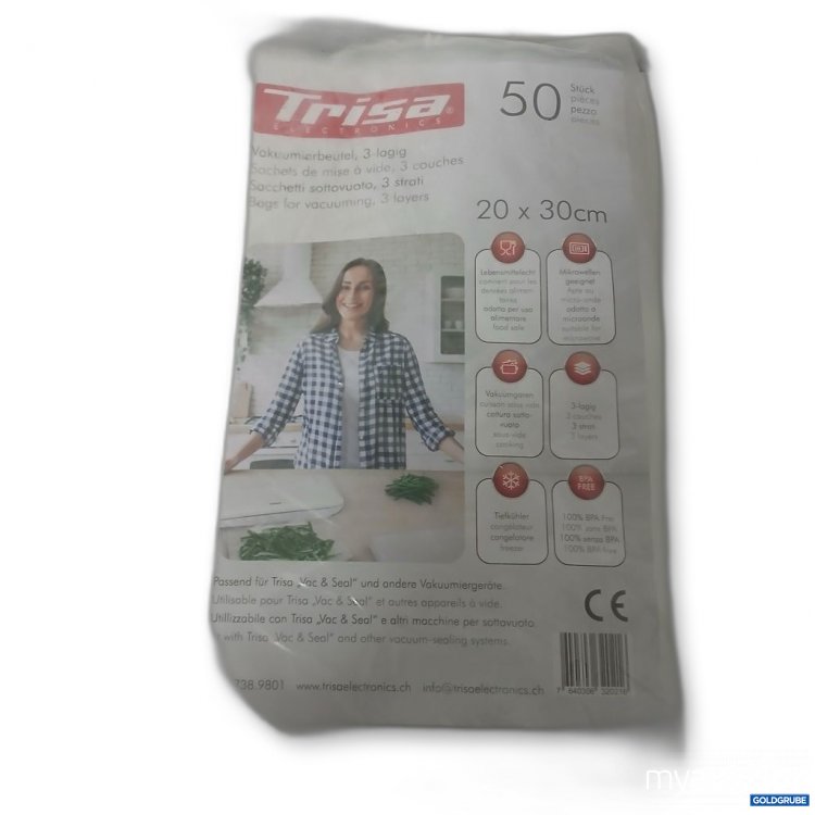 Artikel Nr. 913137: Trisa Vakuumierbeutel 50 Stück 20x30 cm