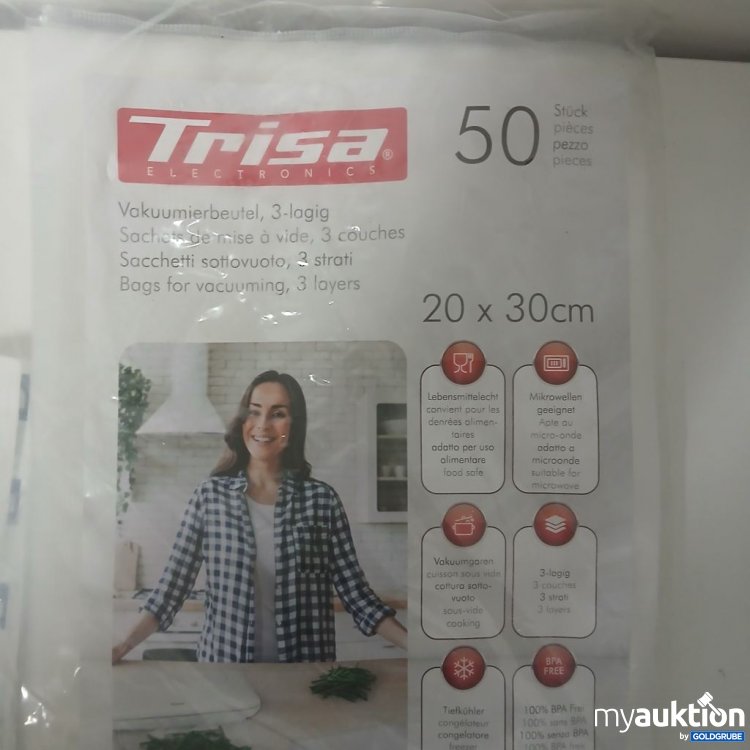 Artikel Nr. 913137: Trisa Vakuumierbeutel 50 Stück 20x30 cm