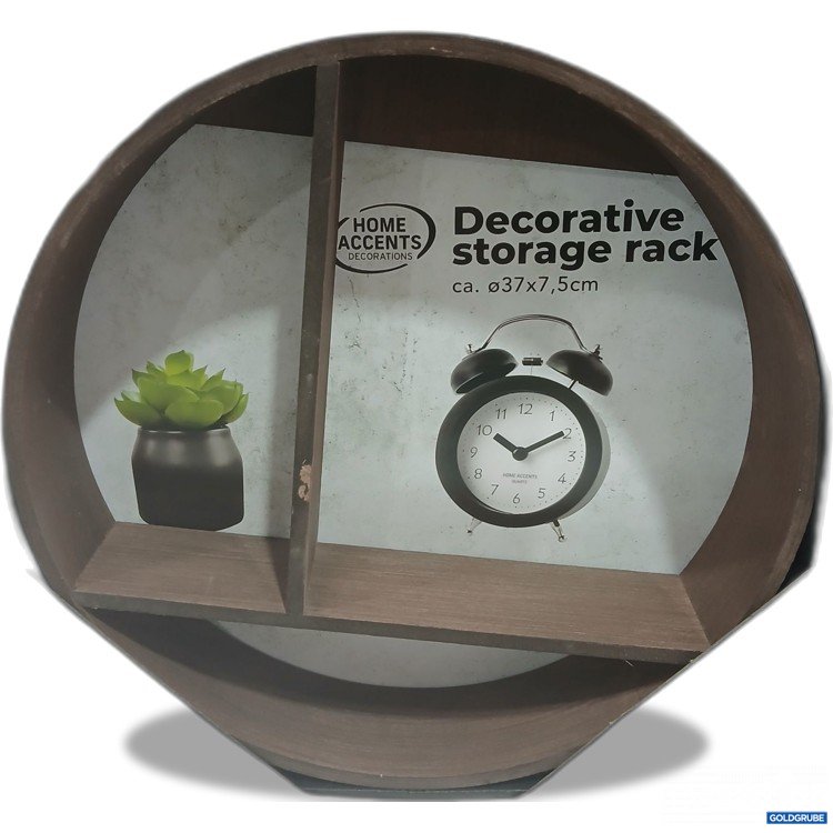 Artikel Nr. 929137: Home Accents Decorative storage rack ca. ø37x7,5cm dunkles braun 