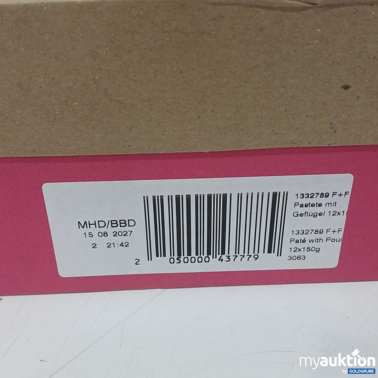 Artikel Nr. 963137: FIT+FUN Pate mit Geflügel 12x150g