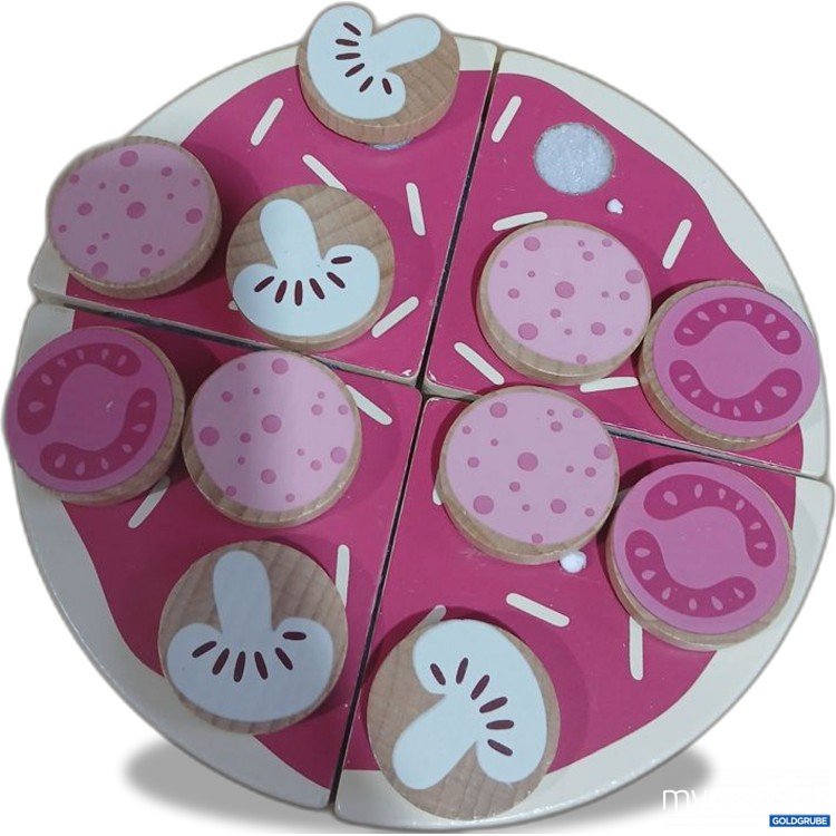 Artikel Nr. 964137 Artikel Nr. 964137: Holzspielzeug Pizza mit Toppings