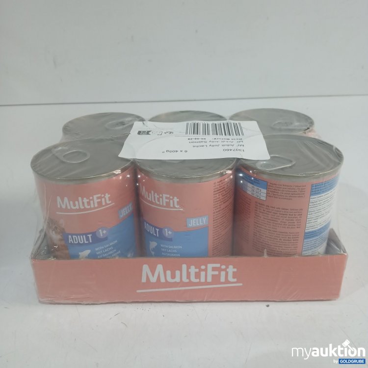 Artikel Nr. 471138: MultiFit Adult Katzenfutter Jelly mit Lachs 6x405g