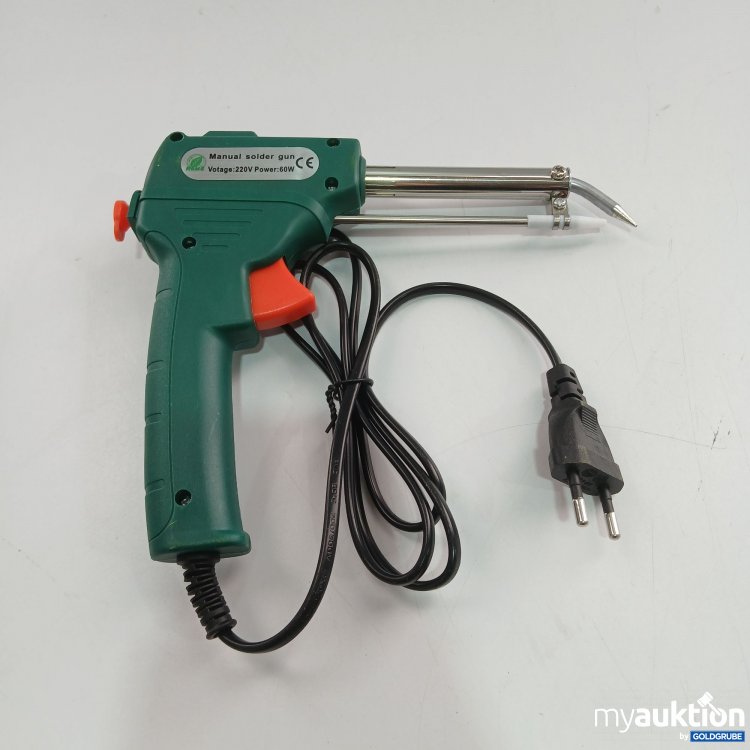 Artikel Nr. 520138 Artikel Nr. 520138: Manual solder gun 220V 60W