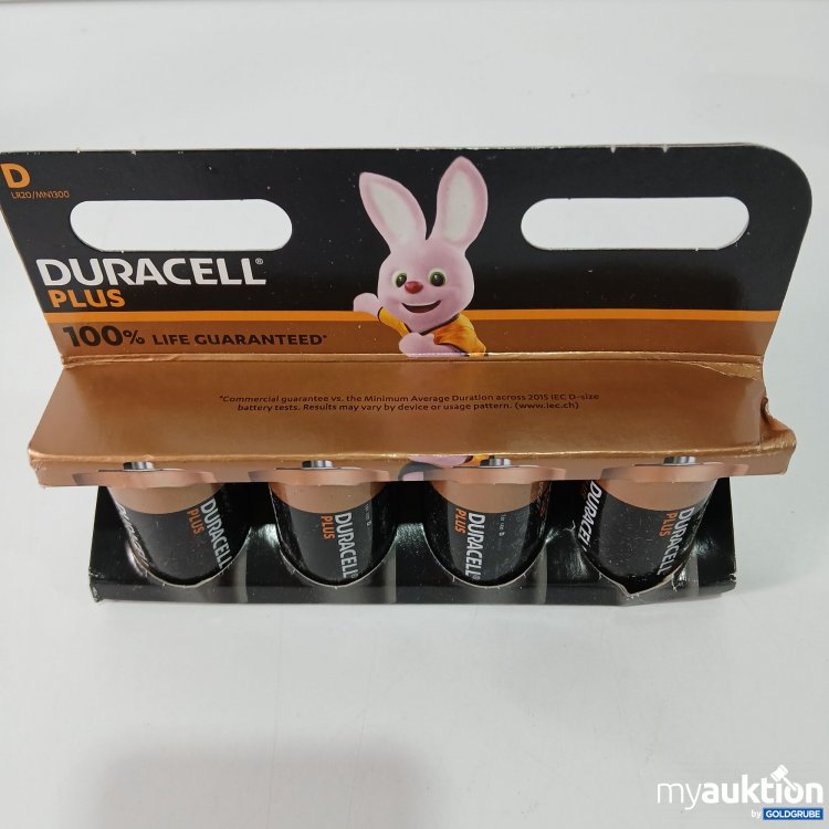 Artikel Nr. 800138 Artikel Nr. 800138: Duracell Plus D 4 Stück