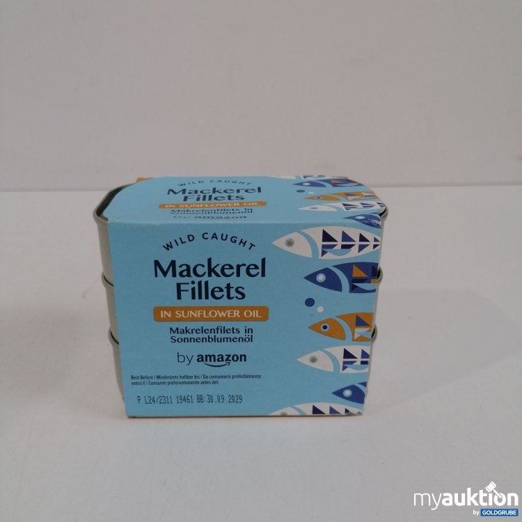 Artikel Nr. 855138 Artikel Nr. 855138: Amazon Wild Caught Mackerel Filets 3x125g