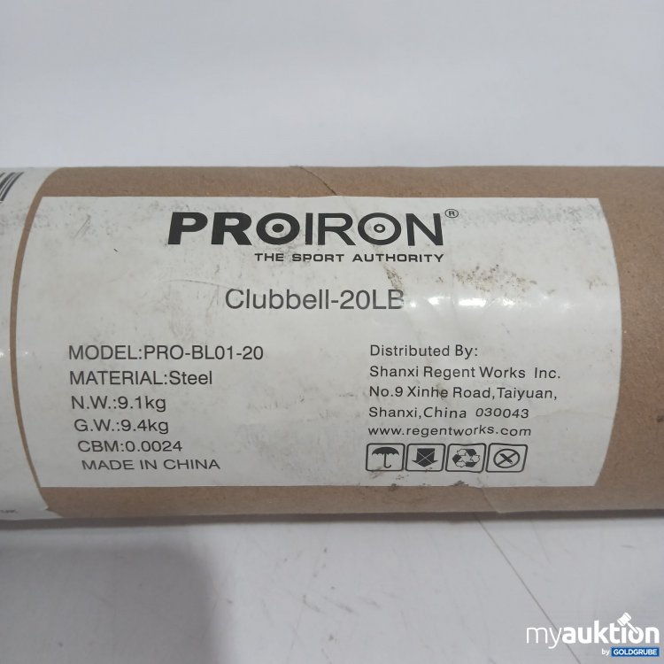 Artikel Nr. 876138: Proiron Clubbell-20LB PRO-BL01-20 