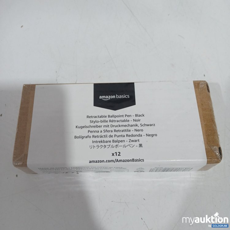 Artikel Nr. 894138: Amazon Basics Retractable Ballpoint Pen Black 12x 