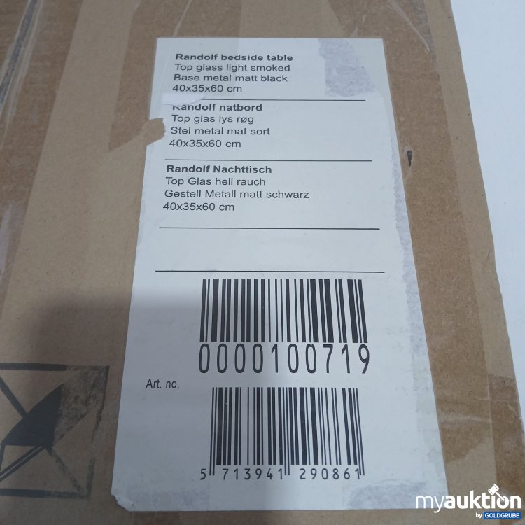 Artikel Nr. 915138: Randolf Nachttisch 40x35x60cm 0000100719