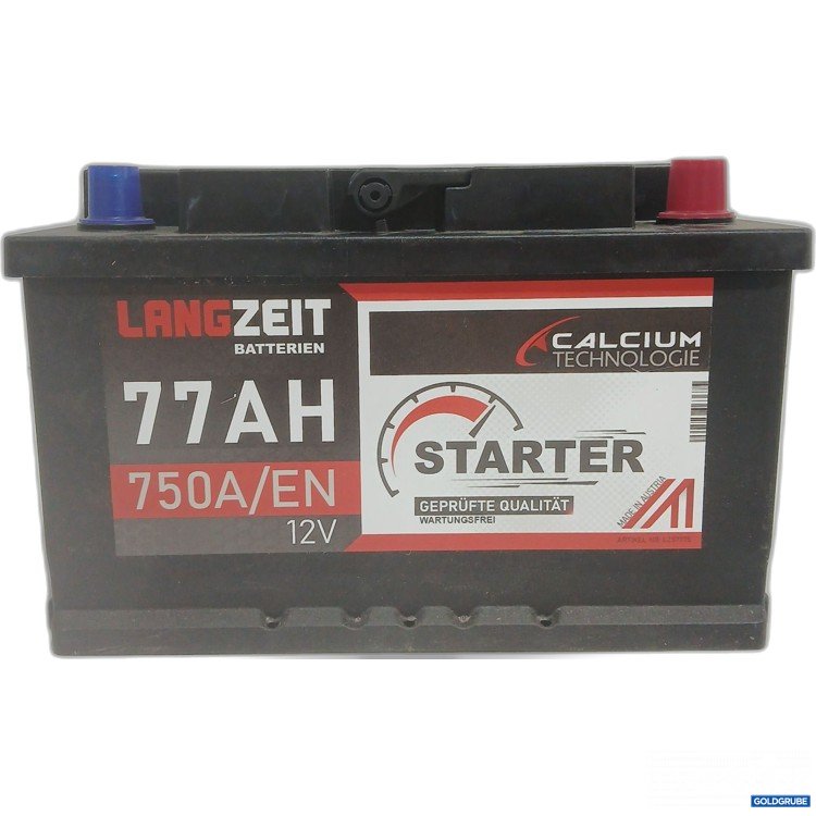 Artikel Nr. 994138 Artikel Nr. 994138: Calcium Technologie Langzeit Batterie 77AH 750A/EN 12V