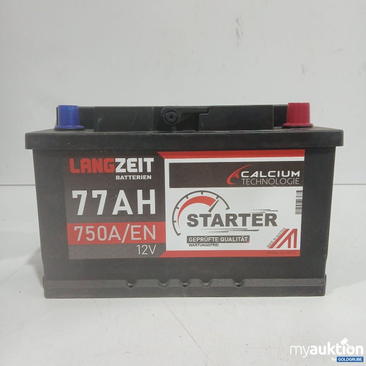 Artikel Nr. 994138 Artikel Nr. 994138: Calcium Technologie Langzeit Batterie 77AH 750A/EN 12V