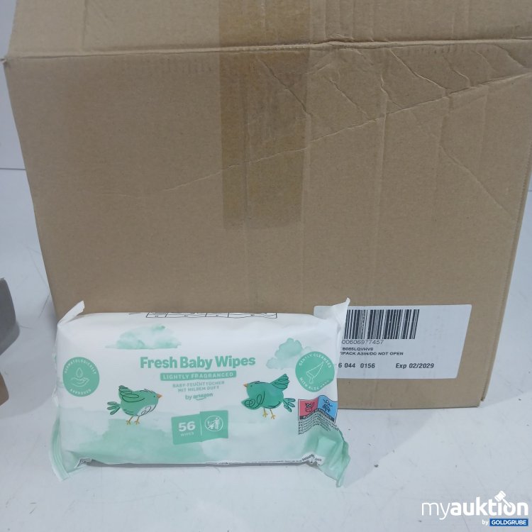 Artikel Nr. 463139 Artikel Nr. 463139: Amazon Fresh Baby Wipes lightly fragranced 18x56Wipes