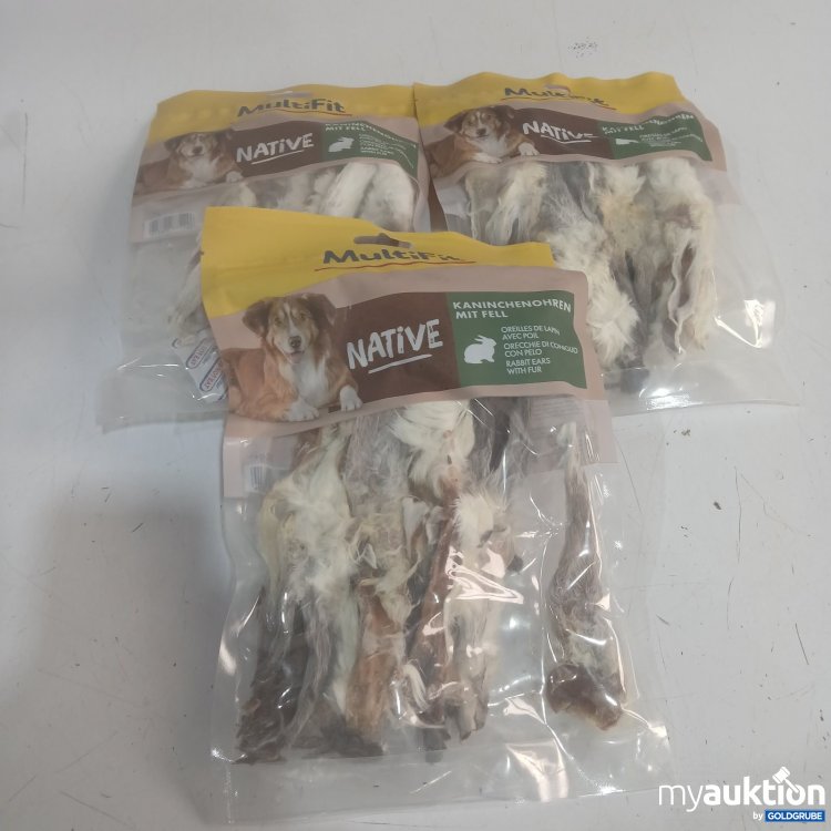 Artikel Nr. 471139: Multifit Native Kaninchenohren mit Fell je 100g