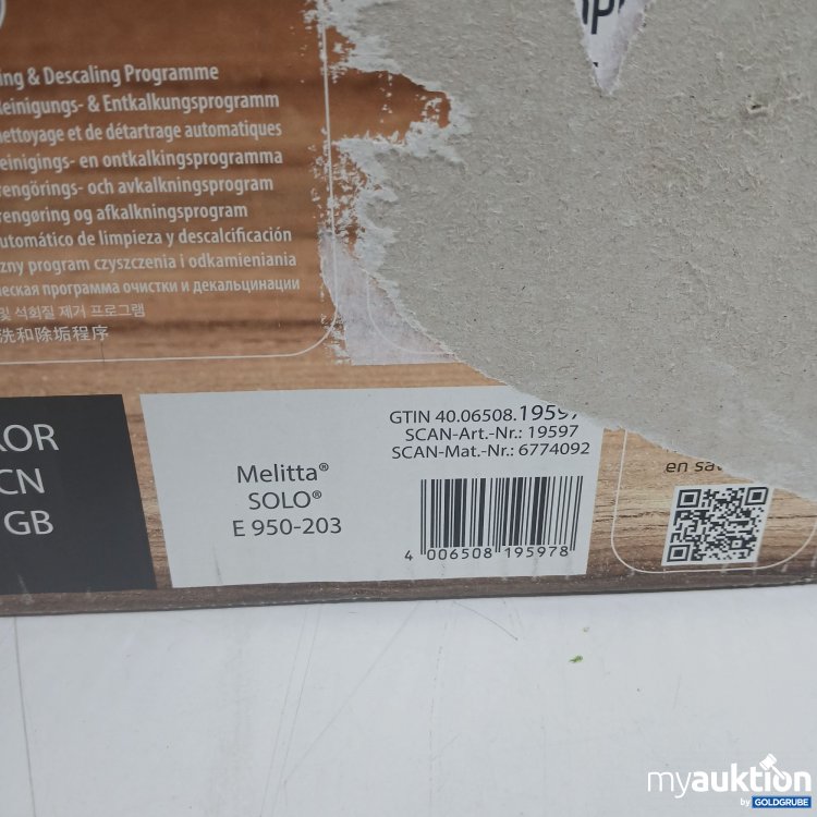 Artikel Nr. 523139: Melitta Solo E950-203 