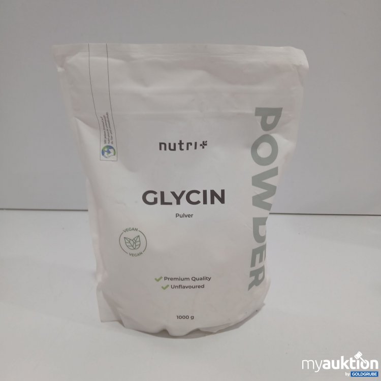 Artikel Nr. 870139 Artikel Nr. 870139: Nutri+ Glycin Pulver 1000g