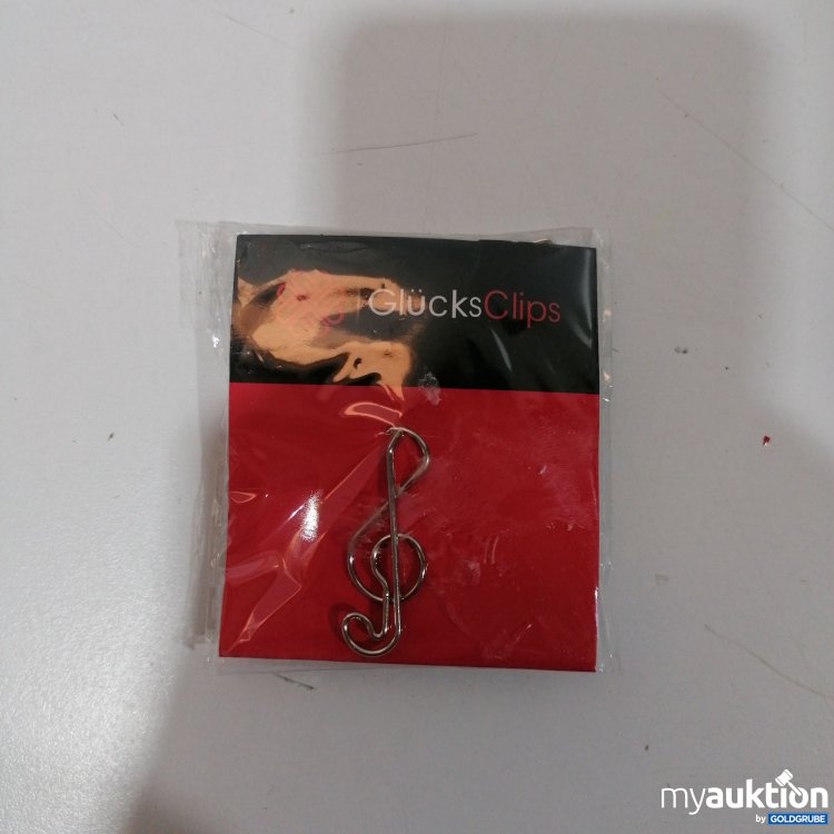 Artikel Nr. 896139: GlücksClip Notenschlüssel