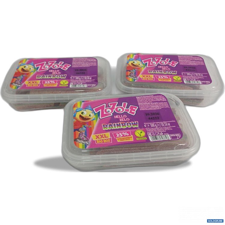 Artikel Nr. 904139: Zozolr Gainbow XXL Big Box Fruchtgummies 3x300g 