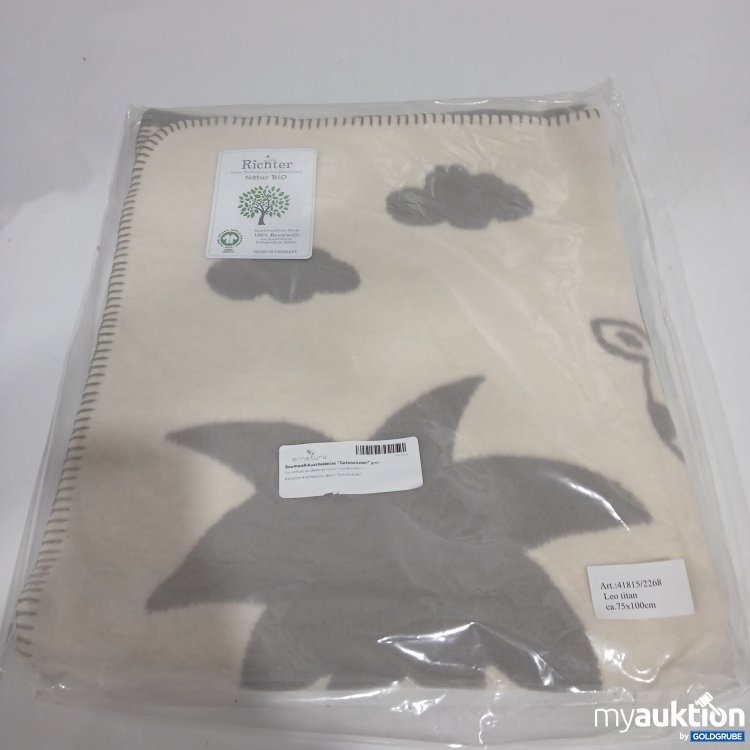 Artikel Nr. 951139: Richter Baumwolldecke "Catona-Leoni grau" 75x100cm 