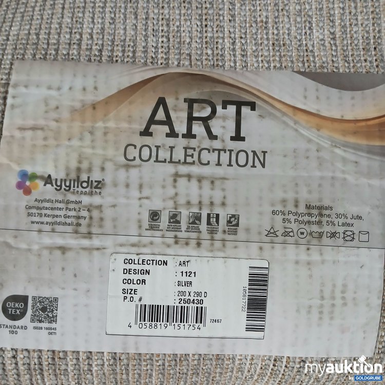 Artikel Nr. 961139: Ayyildiz Art Collection Teppich silver 200x290cm 