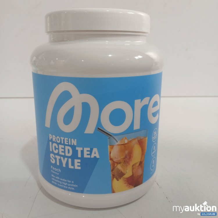 Artikel Nr. 993139 Artikel Nr. 993139: More Protein Iced Tea Style Peach Flavour 600g