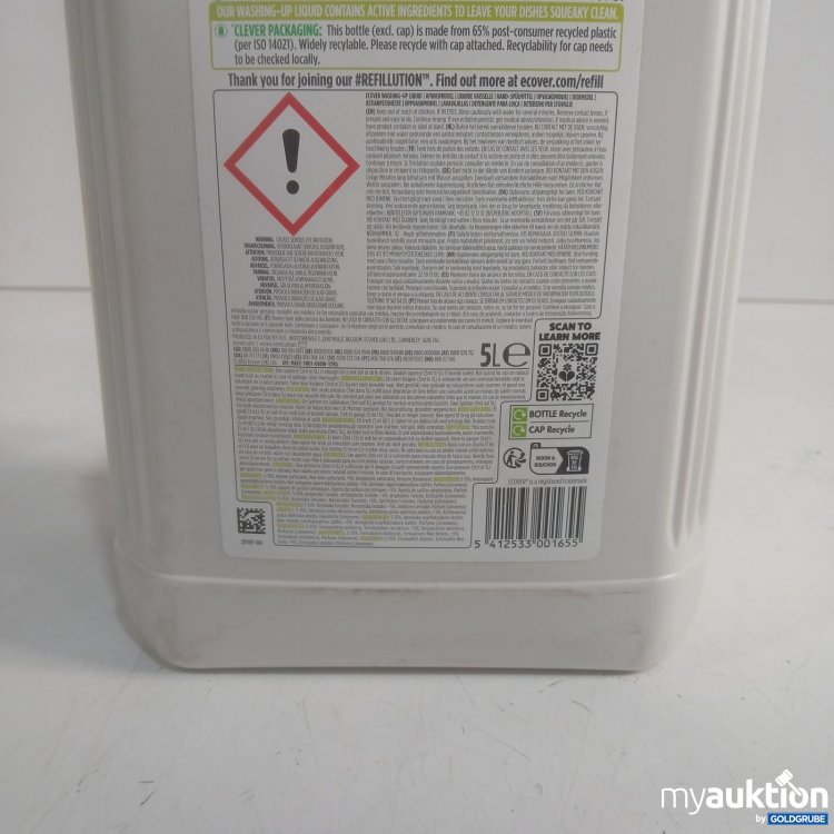 Artikel Nr. 462140: Ecover Waschmittel Nachfüllflasche 5 l Lemon & Aloe Vera