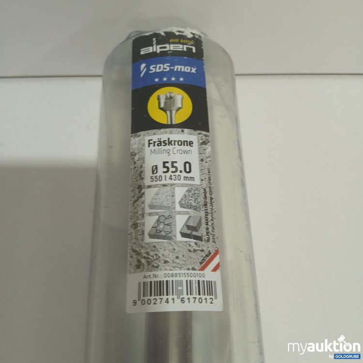 Artikel Nr. 518140: Alpen SDS-Max Fräskrone 55.0 550/430mm