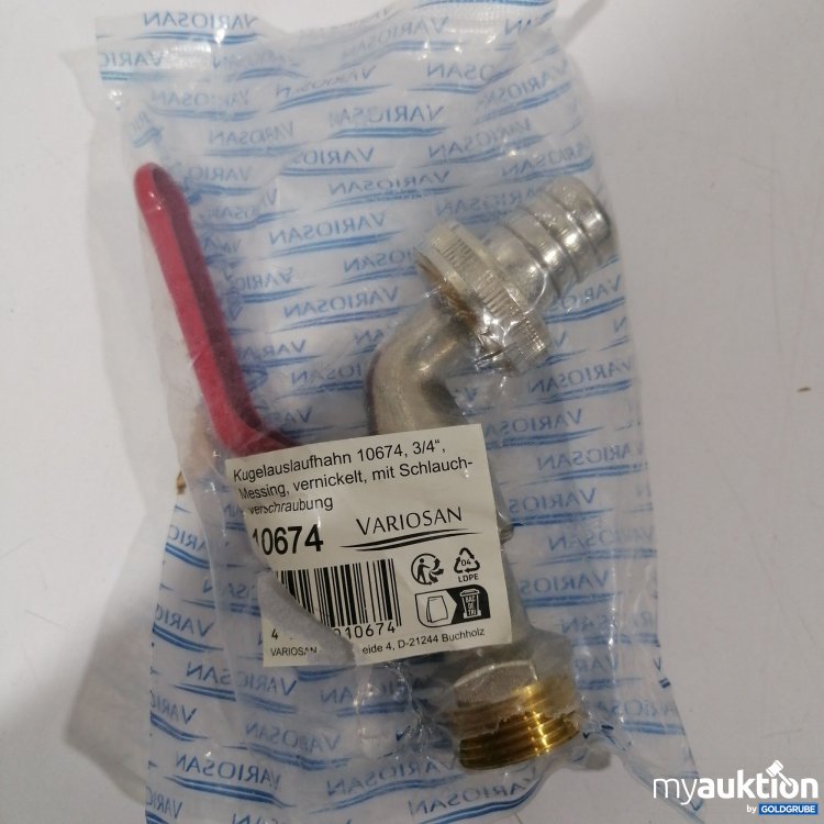 Artikel Nr. 898140 Artikel Nr. 898140: Variosan Kugelauslaufhahn 10674