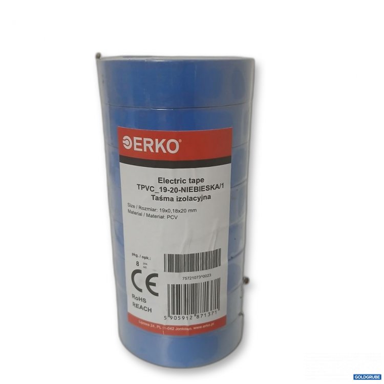 Artikel Nr. 913140: Erko Electric tape TPVC 19-20-NIEBIESKA 8Stk