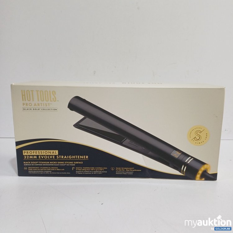 Artikel Nr. 962140: Hot Tools Pro Artist Black Gold Collection Professional 32mm Evolve Straightener 