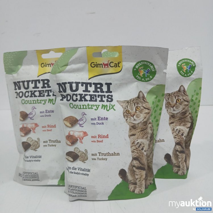 Artikel Nr. 982140 Artikel Nr. 982140: GimCat Nutri Pockets Country Mix 3x150g