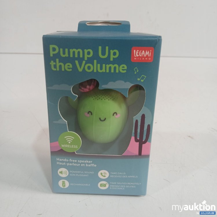 Artikel Nr. 985140 Artikel Nr. 985140: Legami Pump Up the Volume Hands-free Speaker