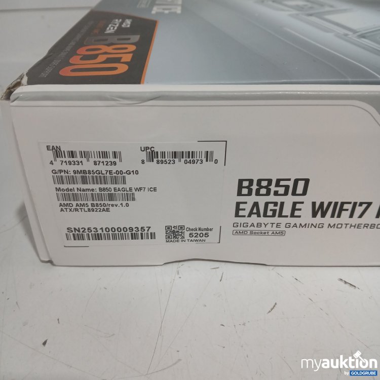 Artikel Nr. 994140 Artikel Nr. 994140: Gigabyte B850 Eagle WIFI7 Ice Gigabyte Gaming Motherboard AMD Socket AM5