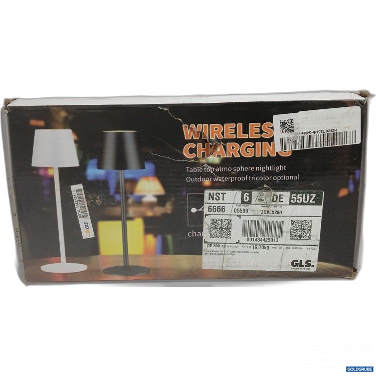 Artikel Nr. 443141: Zoeger Wireless Charging Table Lamp gold 