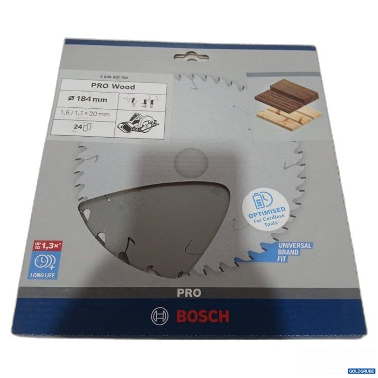 Artikel Nr. 445141: Bosch PRO Wood Kreissägeblatt Ø 184 mm 1,6/1,1 x 20 24 Zähne