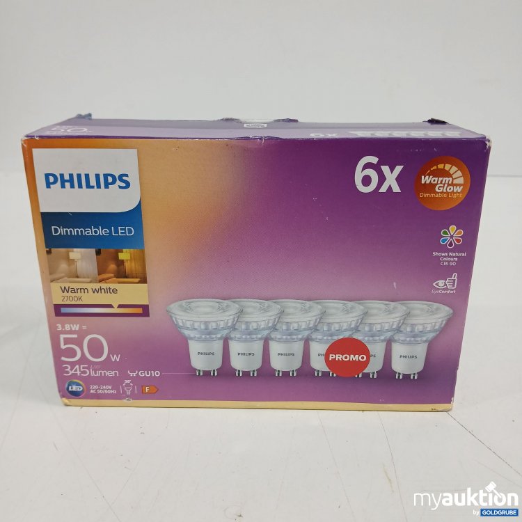 Artikel Nr. 879141: Philips Dimmable Led 6x warm withe 50W