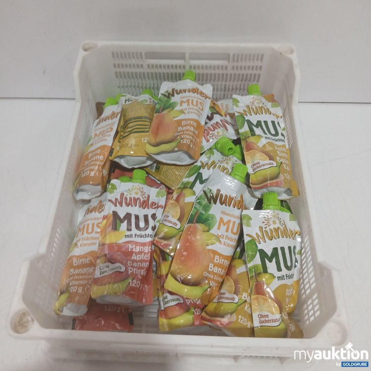 Artikel Nr. 940141 Artikel Nr. 940141: Wunder Mus diverse Sorten abgelaufen 25x120g