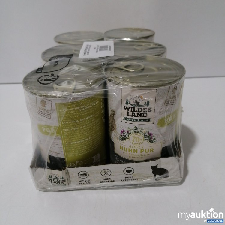 Artikel Nr. 950141: Premium Pet Wildes Land Huhn Pur 6x400g